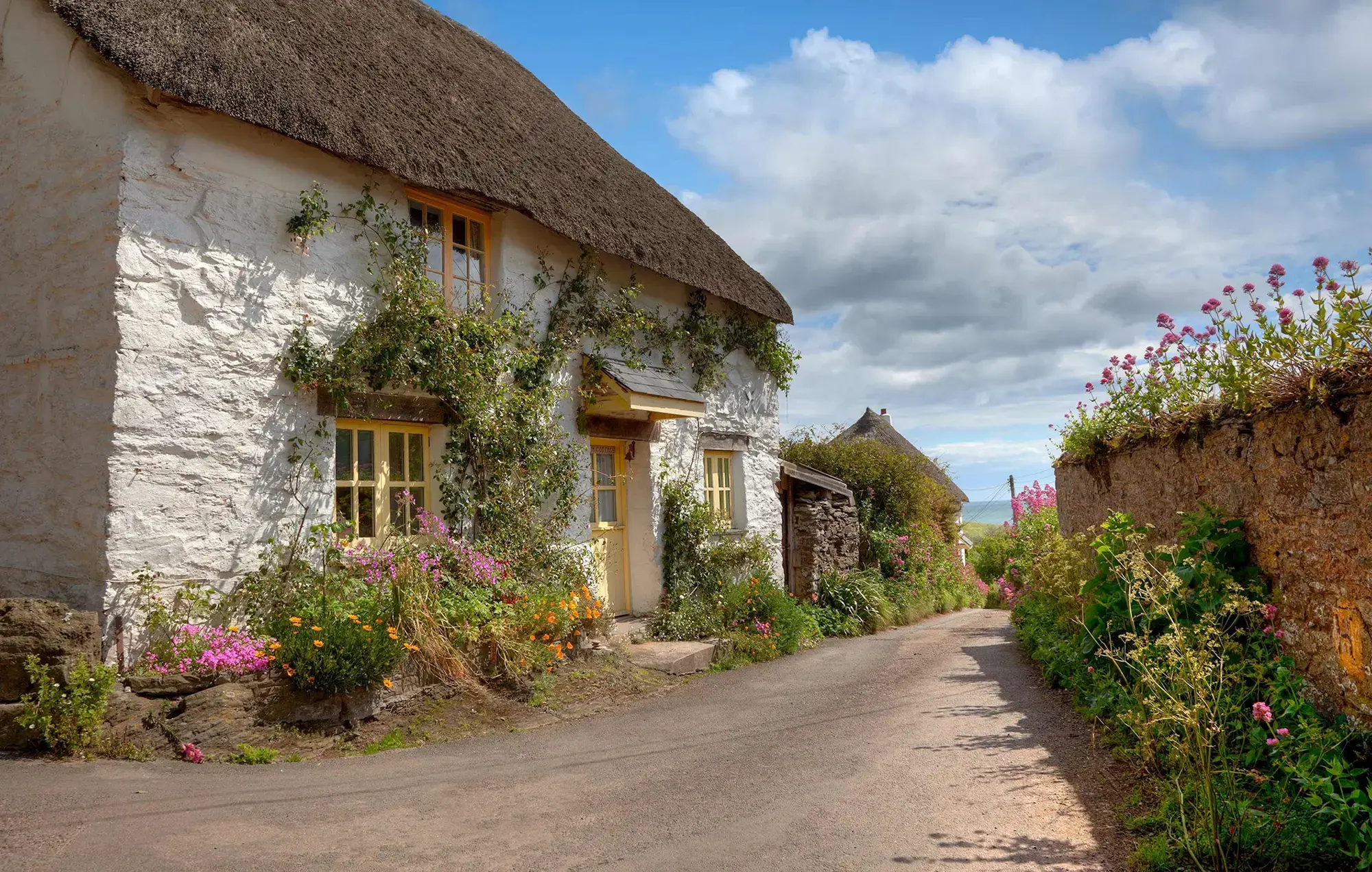 A street view of Devonshire Village in England