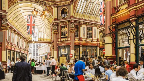 Leadenhall Market in London, England