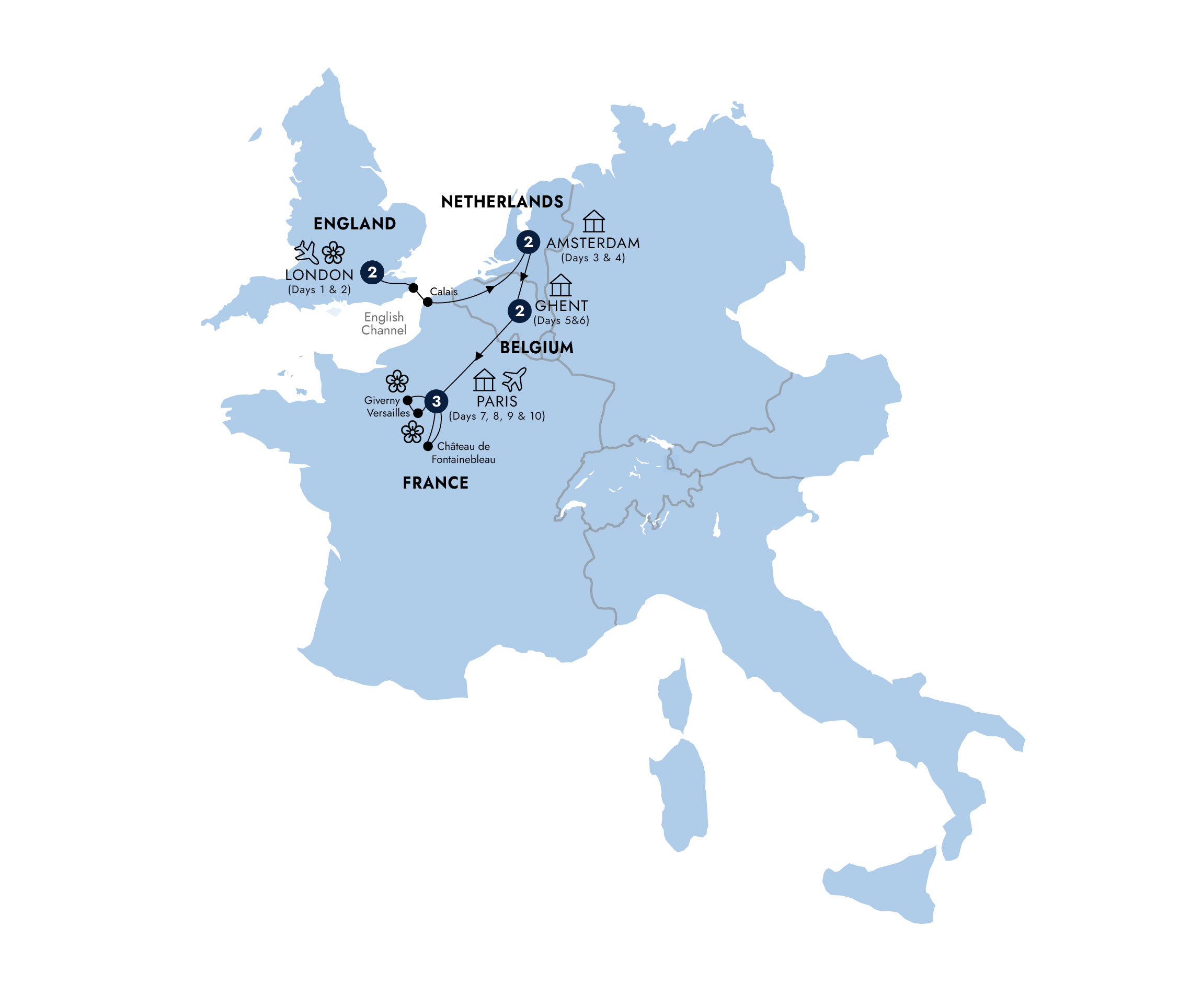 Map European Affair Chelsea Flower Show Guided Tour IXCF0104GL02 2027