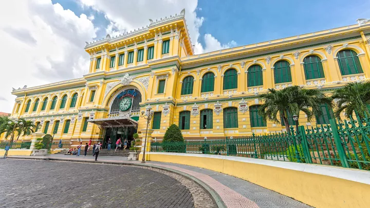 Saigon Central Post Office in Ho Chi Minh City, Vietnam