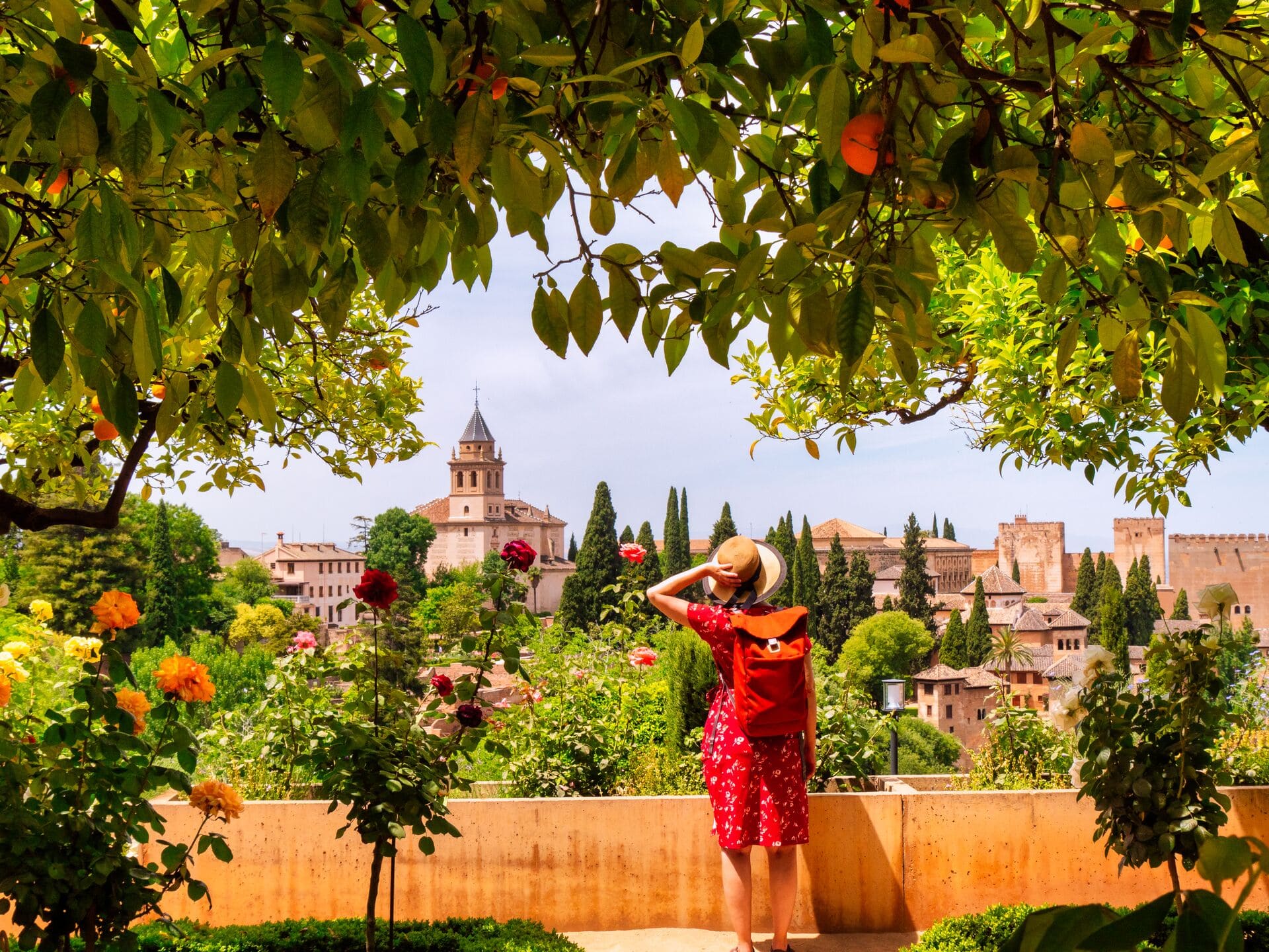 Woman at the Alhambra, Spain 