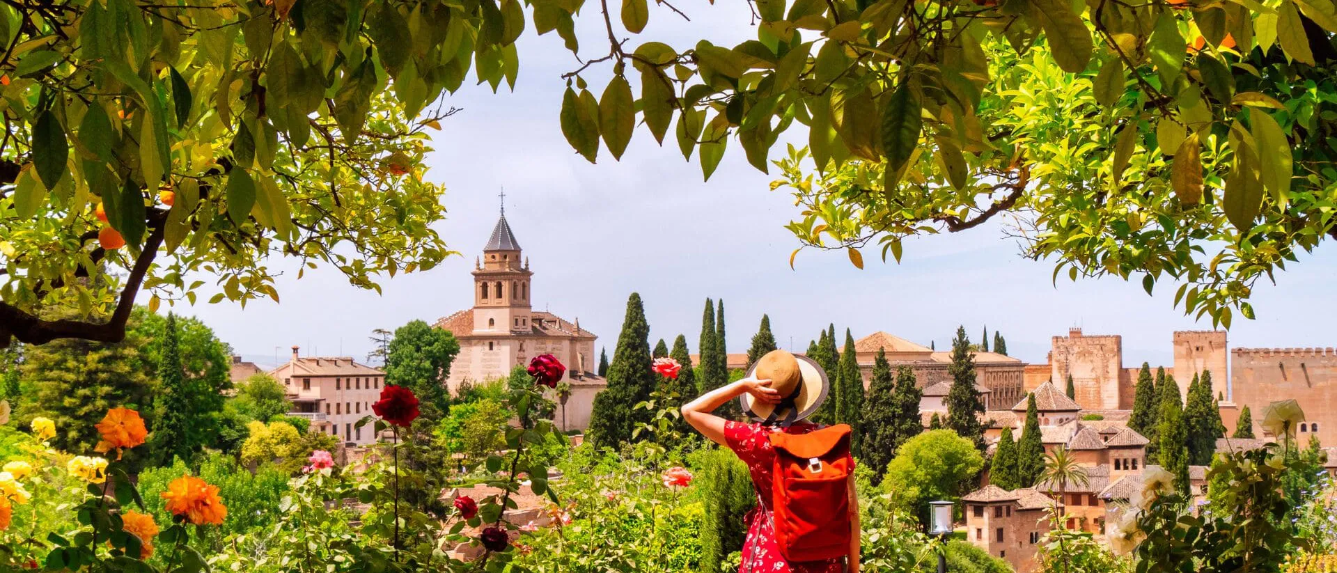 Woman at the Alhambra, Spain