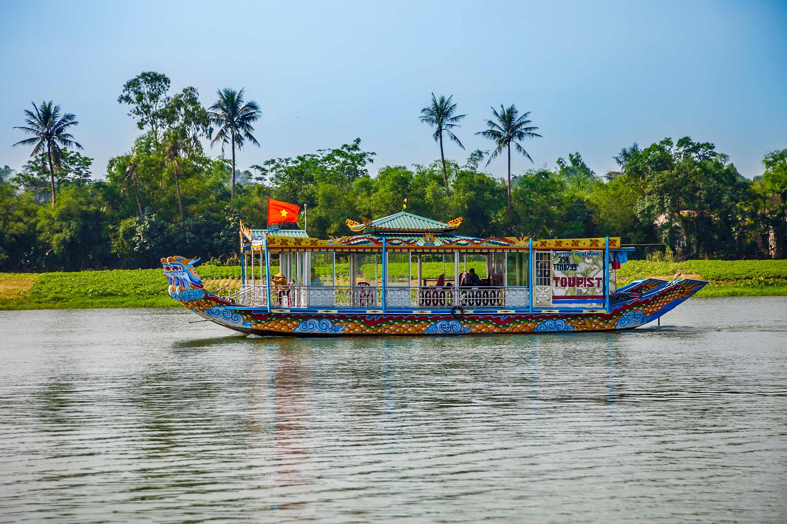 Dragon Boat in Hue, Vietnam