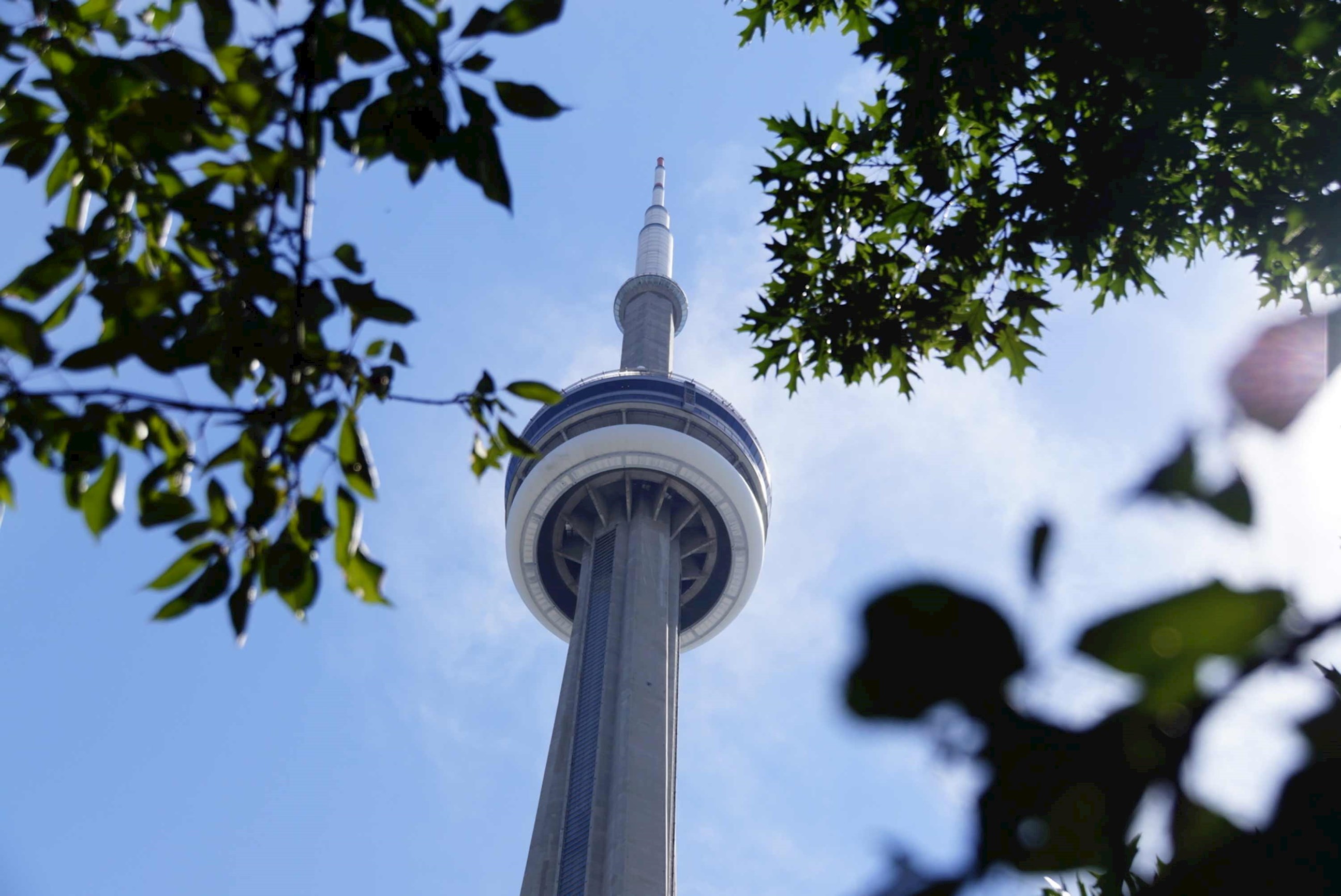 View of the CN Tower in Toronto, Canada