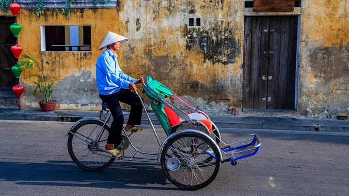 Rickshaw in Hoi An, Vietnam