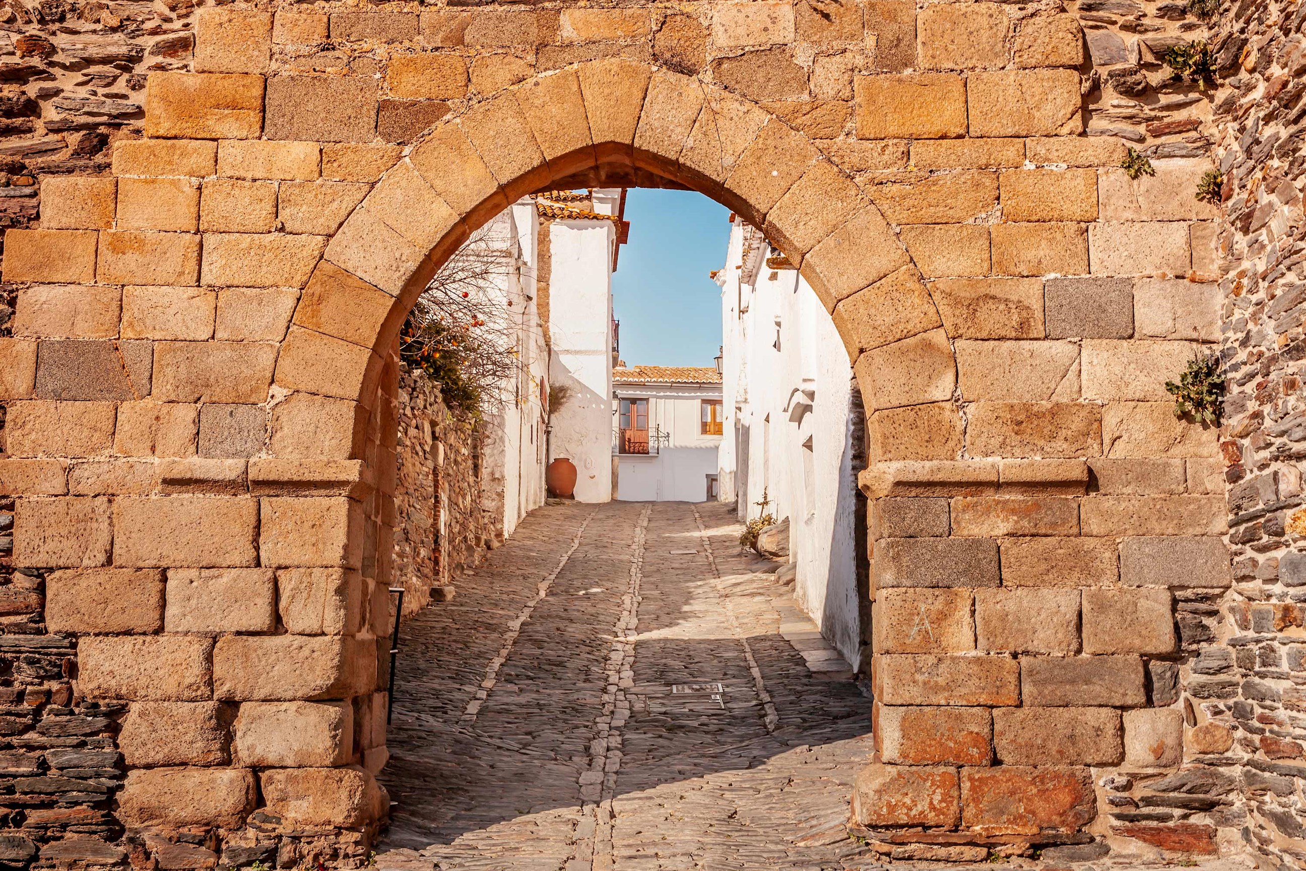 A view of The Deep Alentejo Drive in Monsaraz. Portugal 