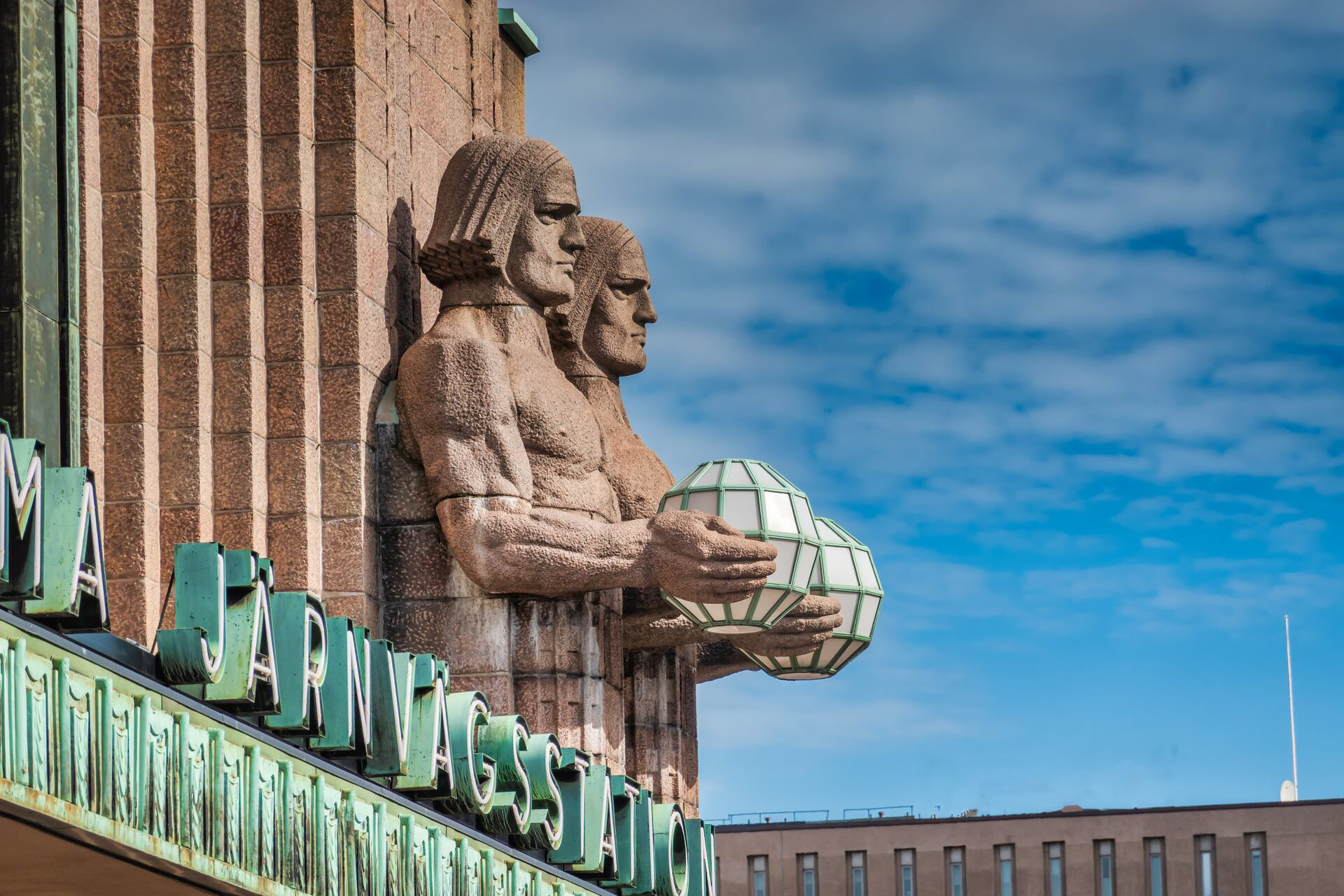 Railway Station In Helsinki, Capital Of Finland