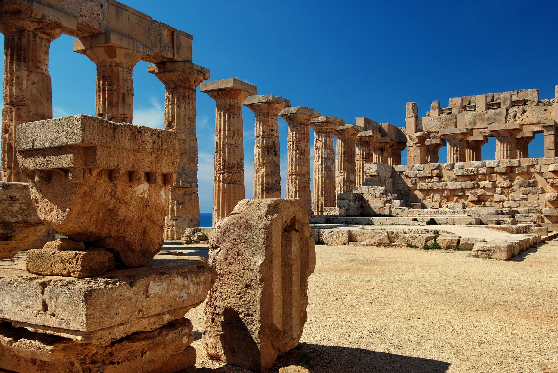 The Temple Of Juno In The Valley Of The Temples At Agrigento, Sicily, Italy