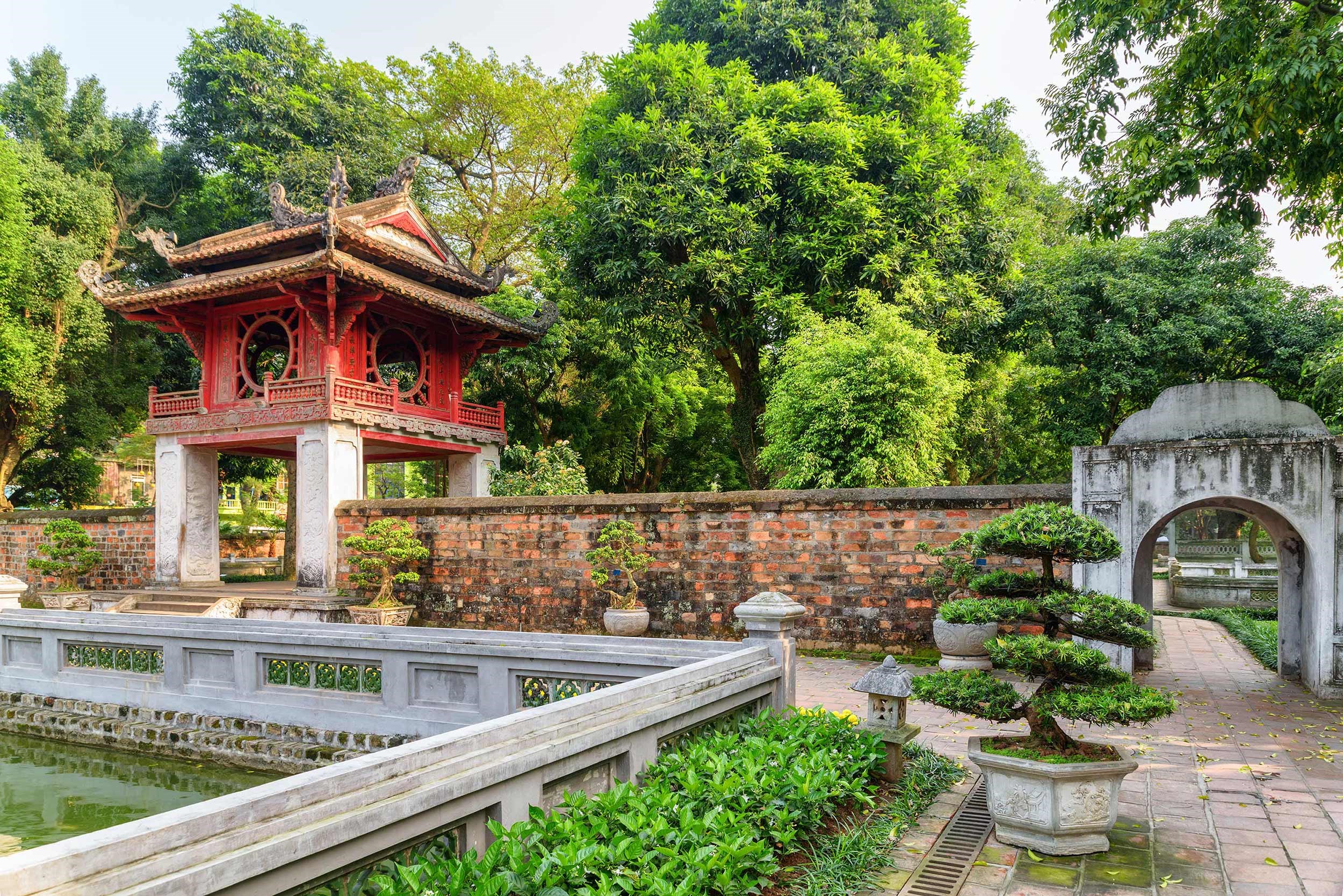 Khue Van Pavilion, Temple of Literature in Hanoi, Vietnam