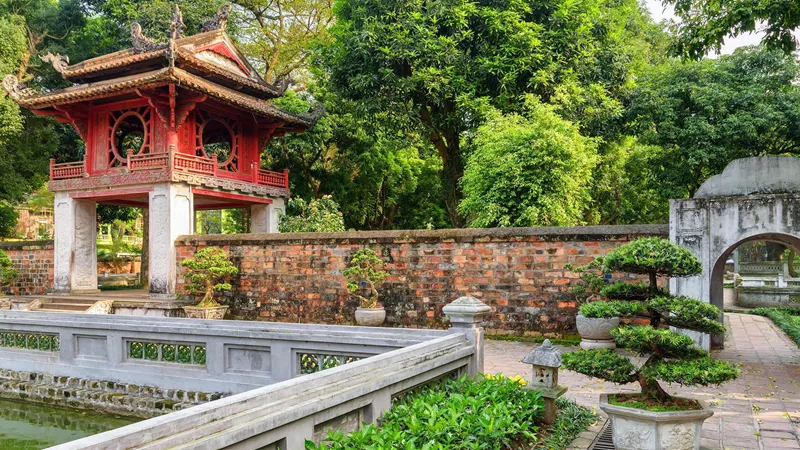Khue Van Pavilion, Temple of Literature in Hanoi, Vietnam