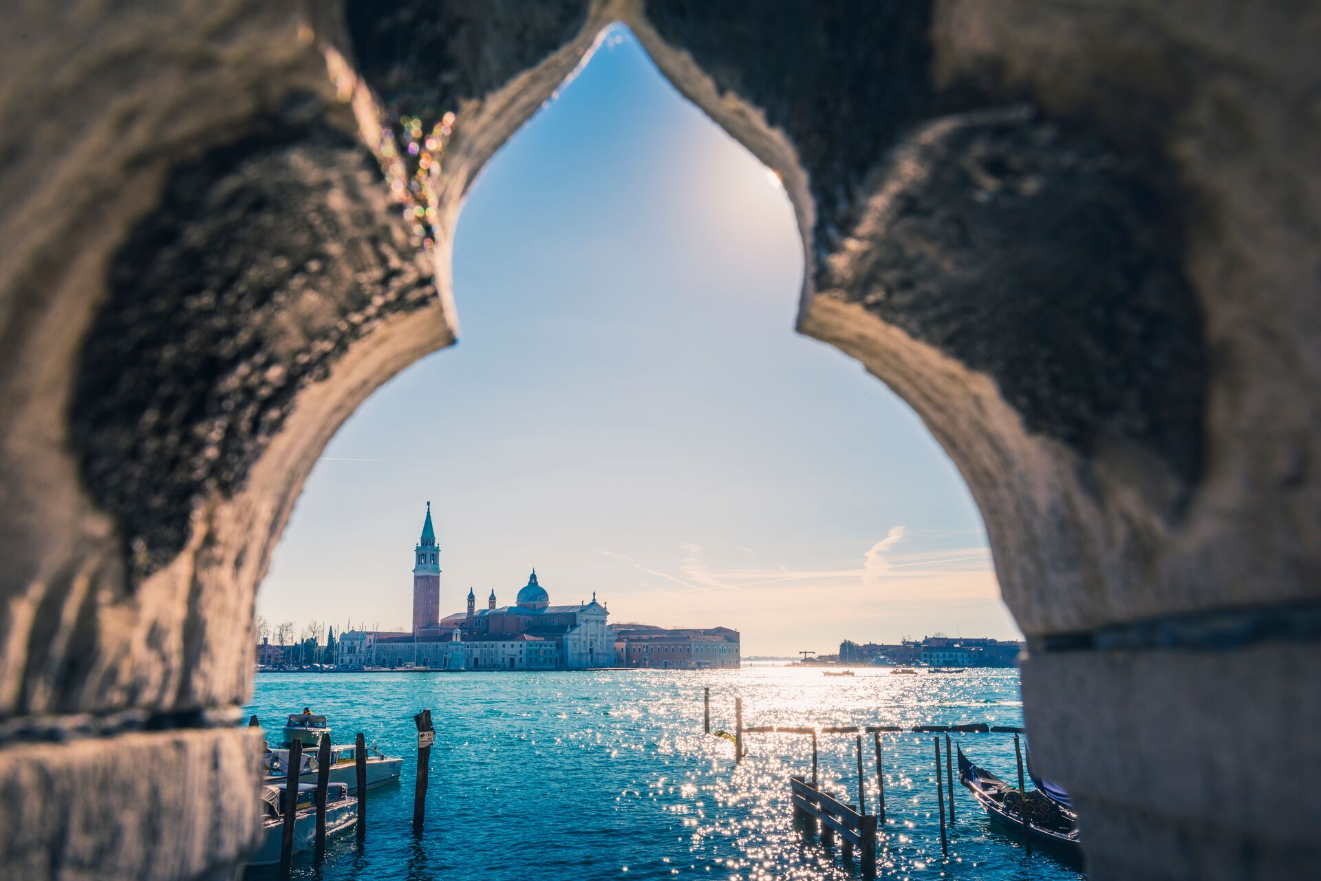 Water and buildings in Venice, Italy