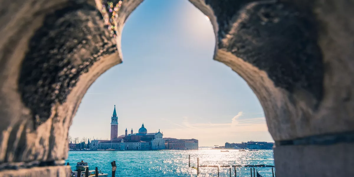 Water and buildings in Venice, Italy