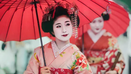 Large Japanese Girls In Kimonos