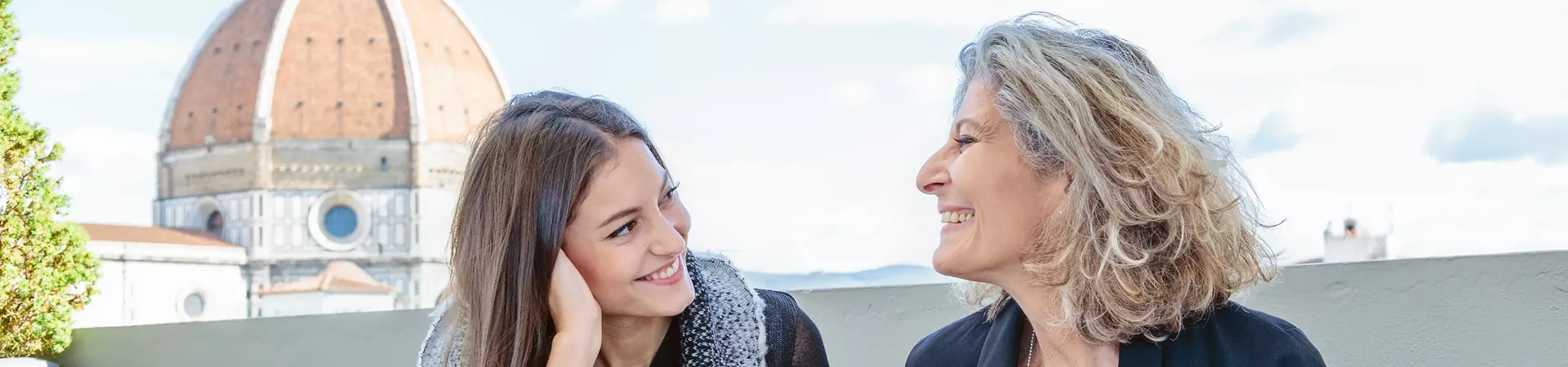 Mum And Daughter On Holiday At Florence Dome 600580003