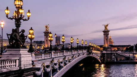 Pont des Invalides bridge and the Seine river, Paris, France