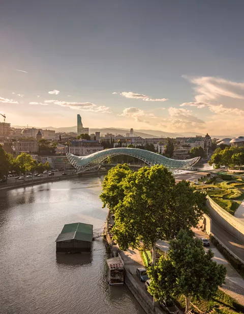 Areal View Of TBILISI