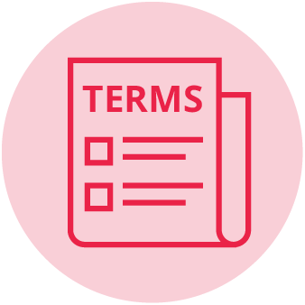 Terms and conditions icon