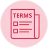 Terms and conditions icon