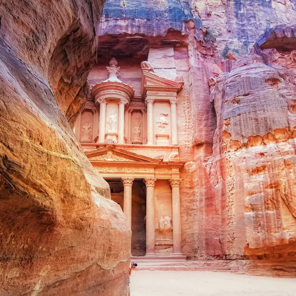 Al-Khazneh temple in Petra, Jordan