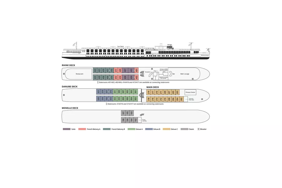Trafalgar Verity Deck Plan