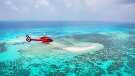 Scenic Flight Over Great Barrier Reef Australia