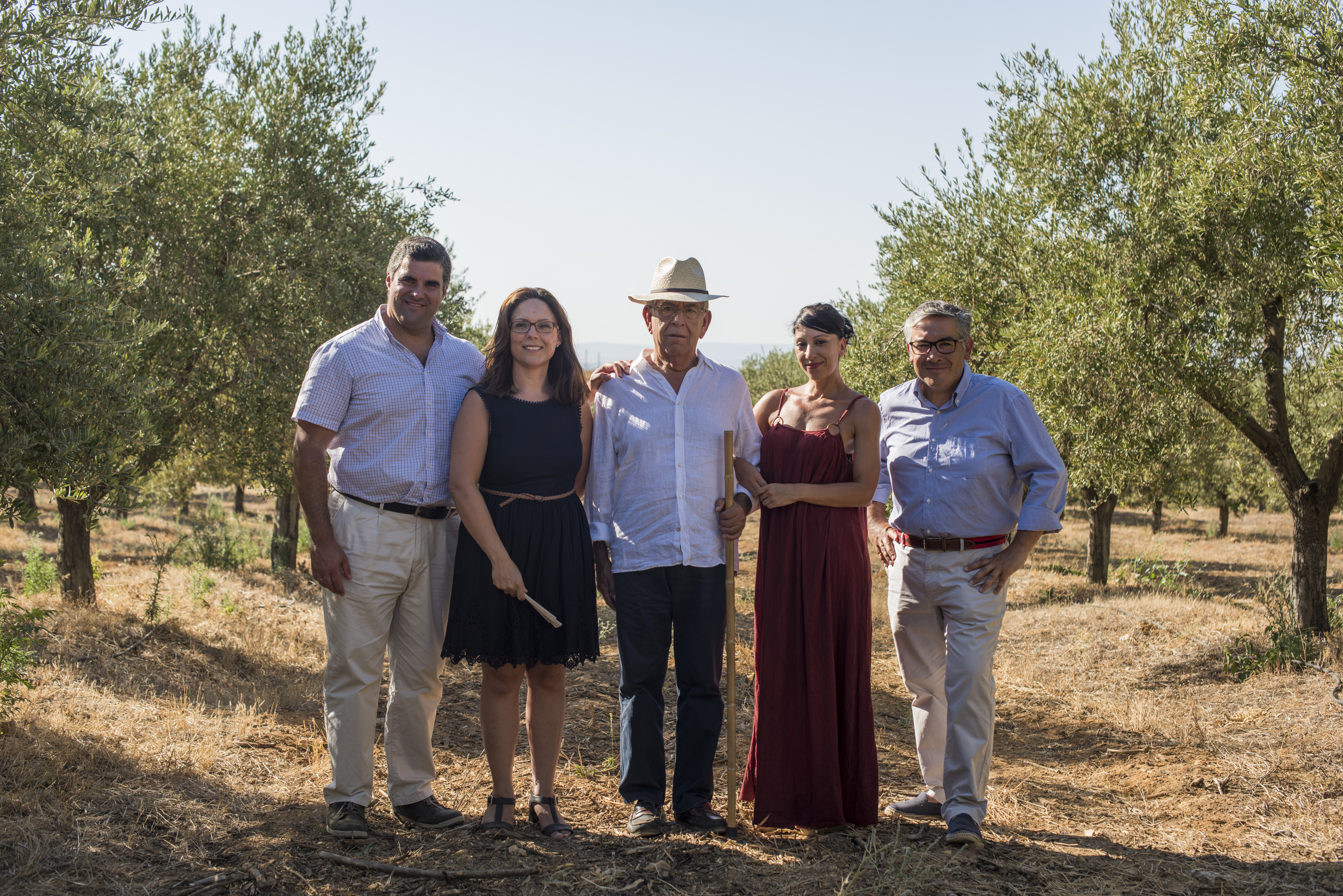 The Morillo Family on their farm in Ovideo, Spain