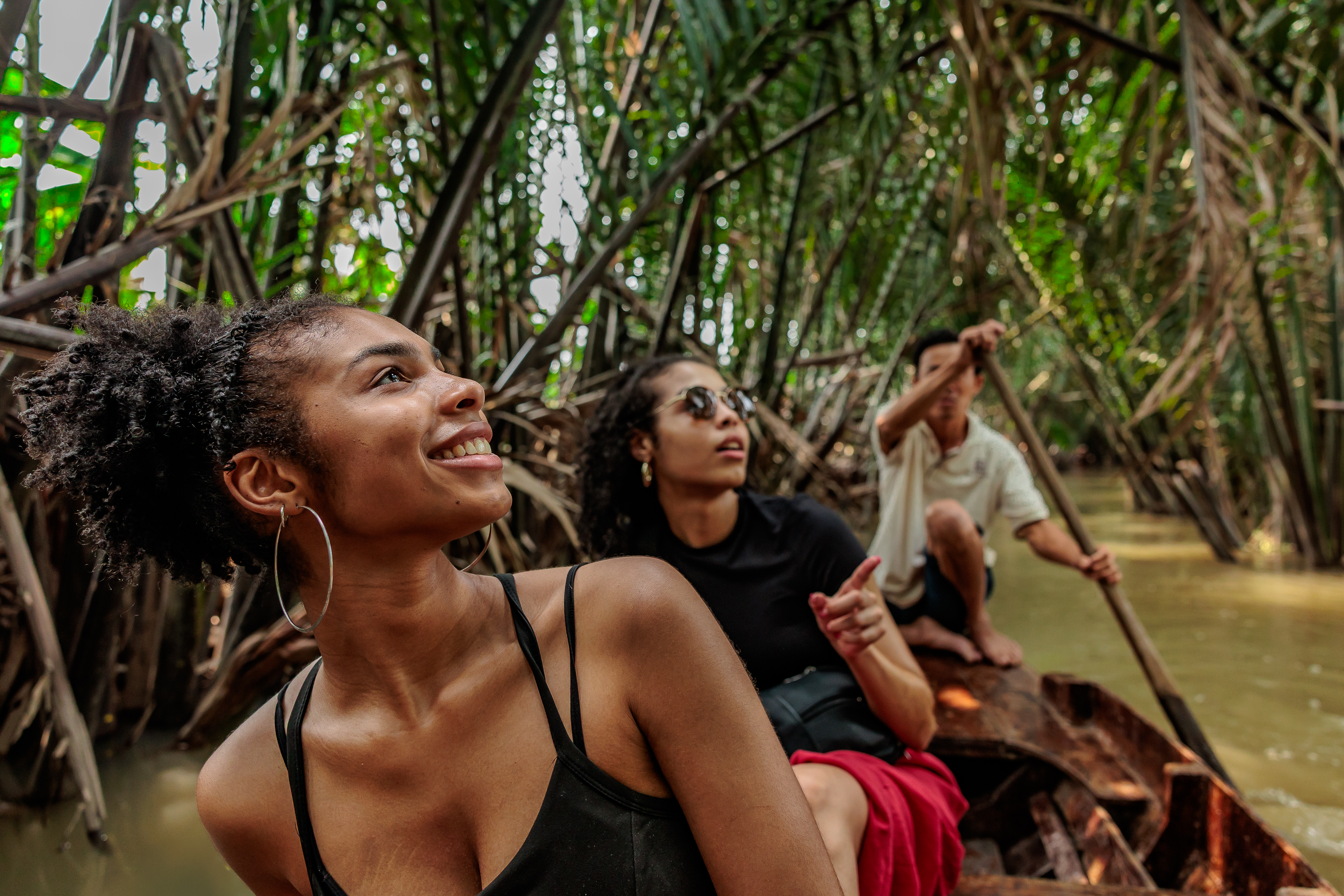 Avery And Alex Mekong Delta Boat Ride