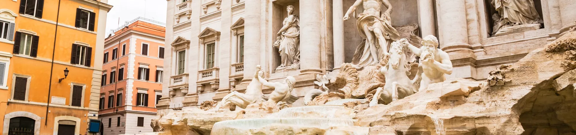 Trevi Fountain in Rome, Italy