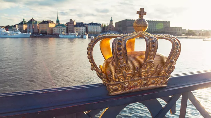 Skeppsholm Bridge in Stockholm, Sweden