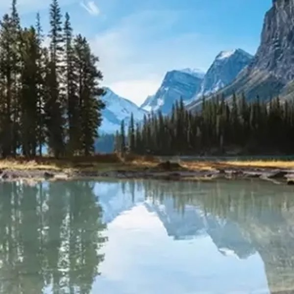 Landscape of Jasper National Park, Canada