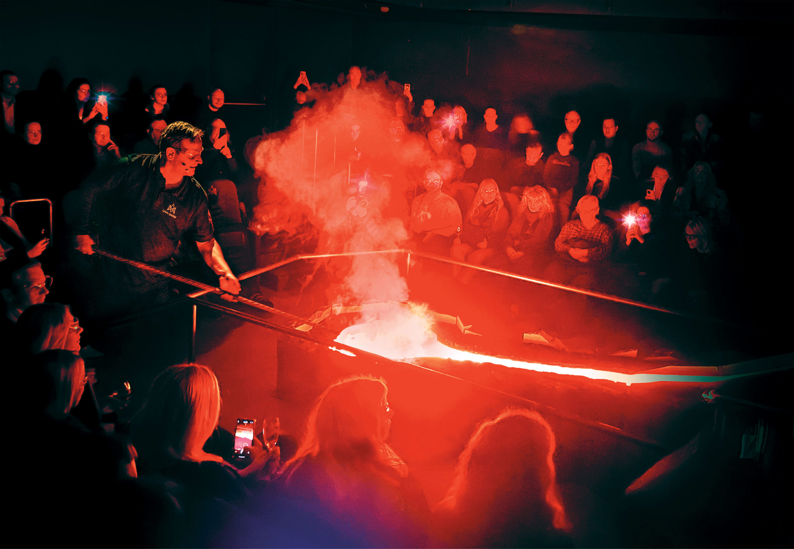 Lava Show in Reykjavik, Iceland