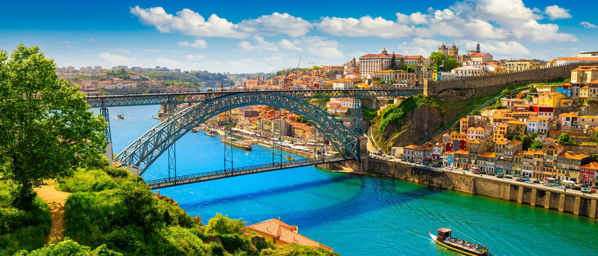 Beautiful view of the city of Porto, Portugal