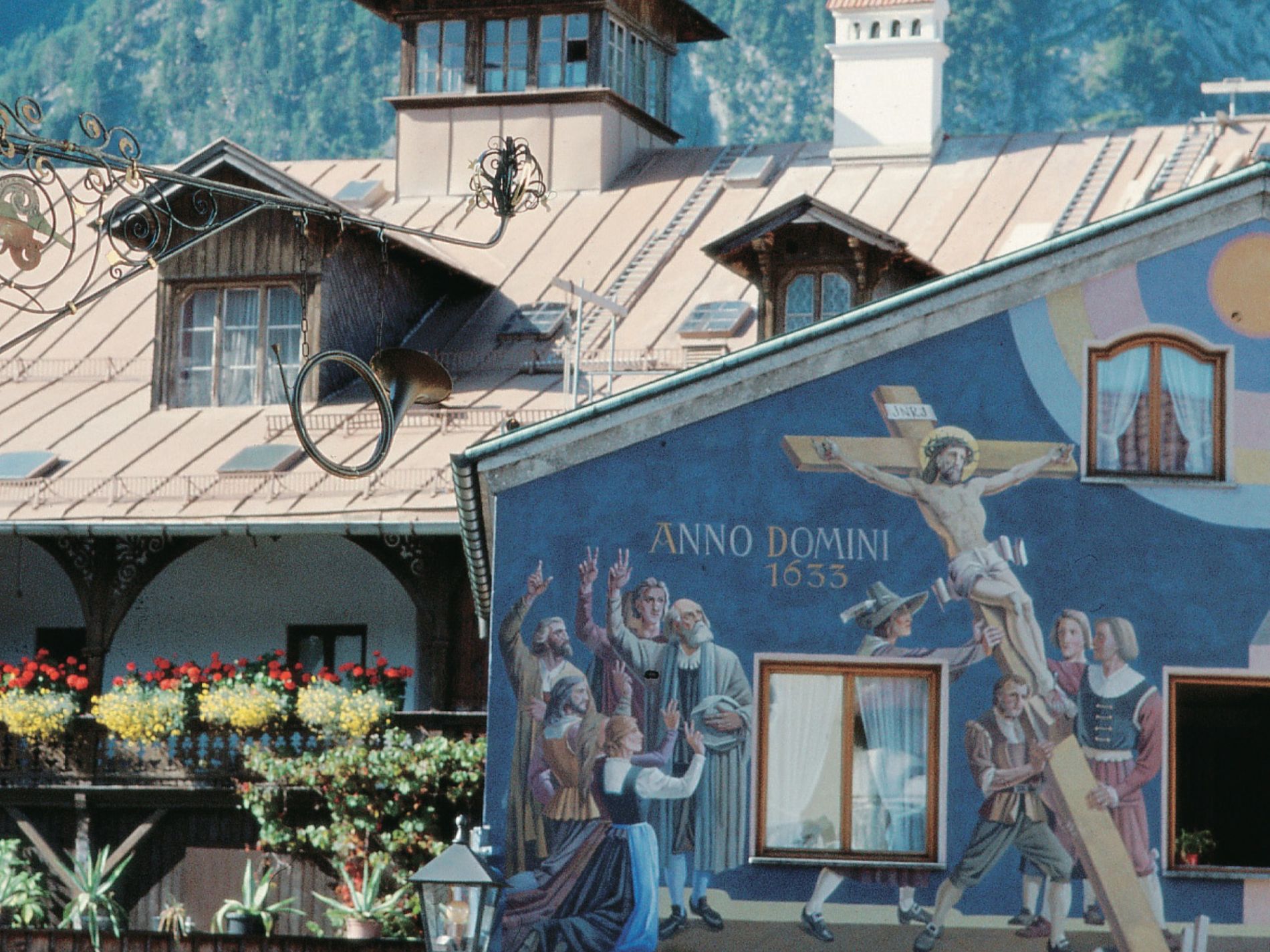 Germany Oberammergau Houses