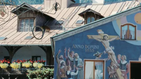 Germany Oberammergau Houses