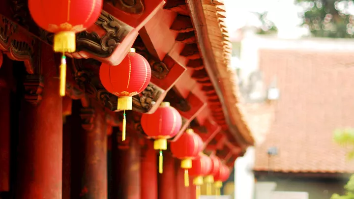 Temple of Literature in Hanoi, Vietnam