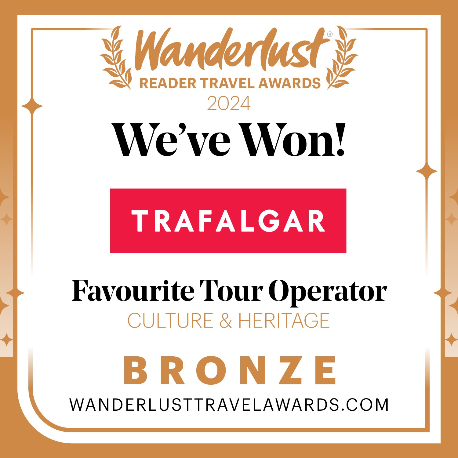 Trafalgar Top Awards Wanderlust Magazine’S Reader Travel Awards