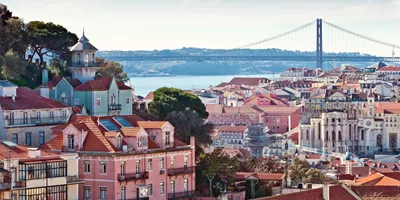 Lisbon Urban Slyline, Lisbon, Portugal