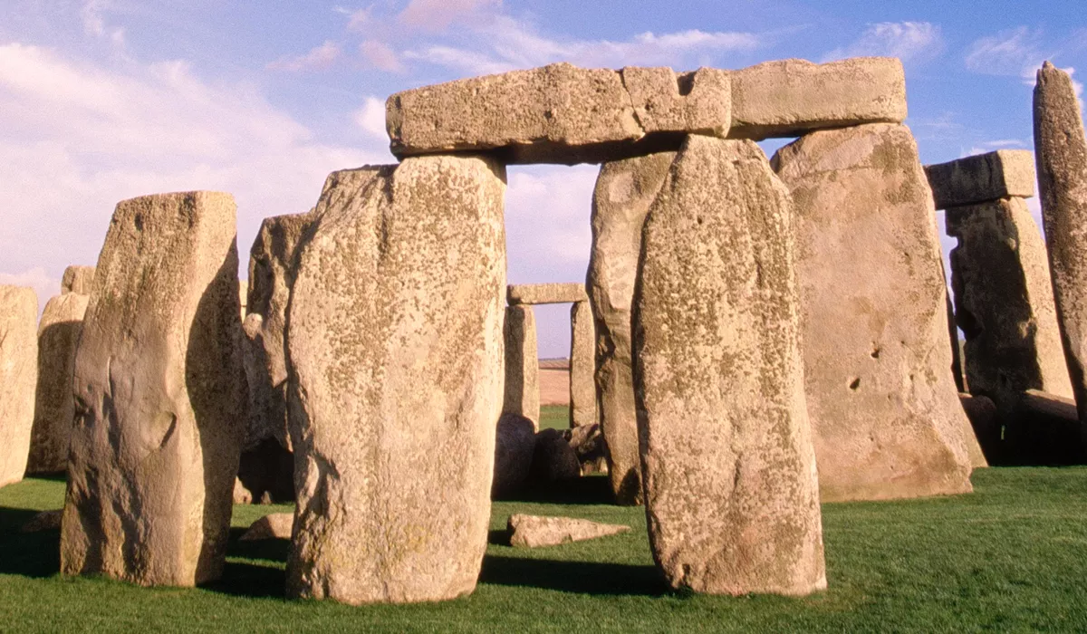 Stonehenge on a sunny day, Salisbury, United Kingdom