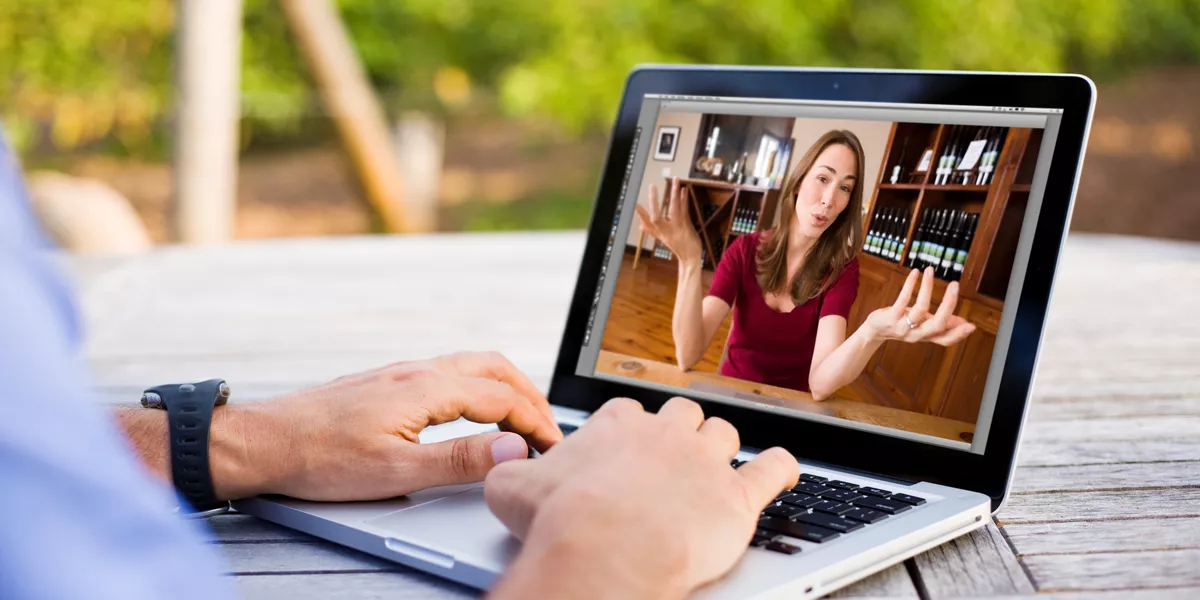 People having a video call