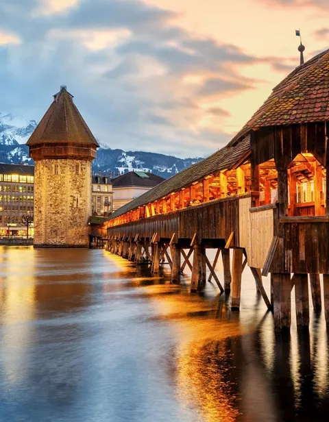 Chapel Bridge Lucerne Switzerland
