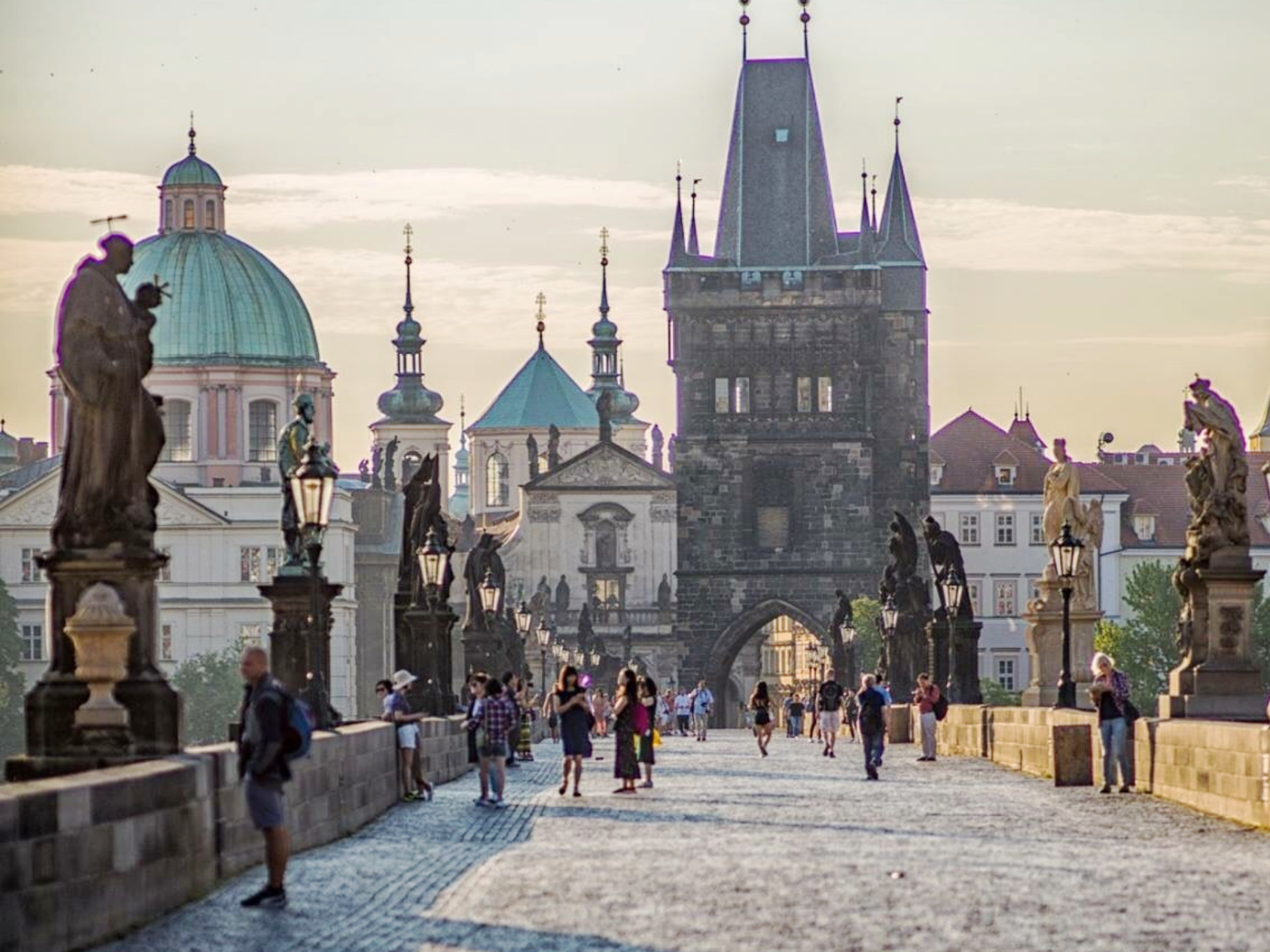 Charles Bridge in Prague, Czech Republic