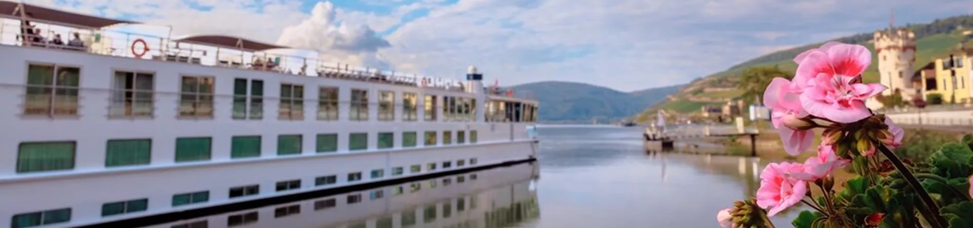 Medium Boat Docked In Rüdesheim