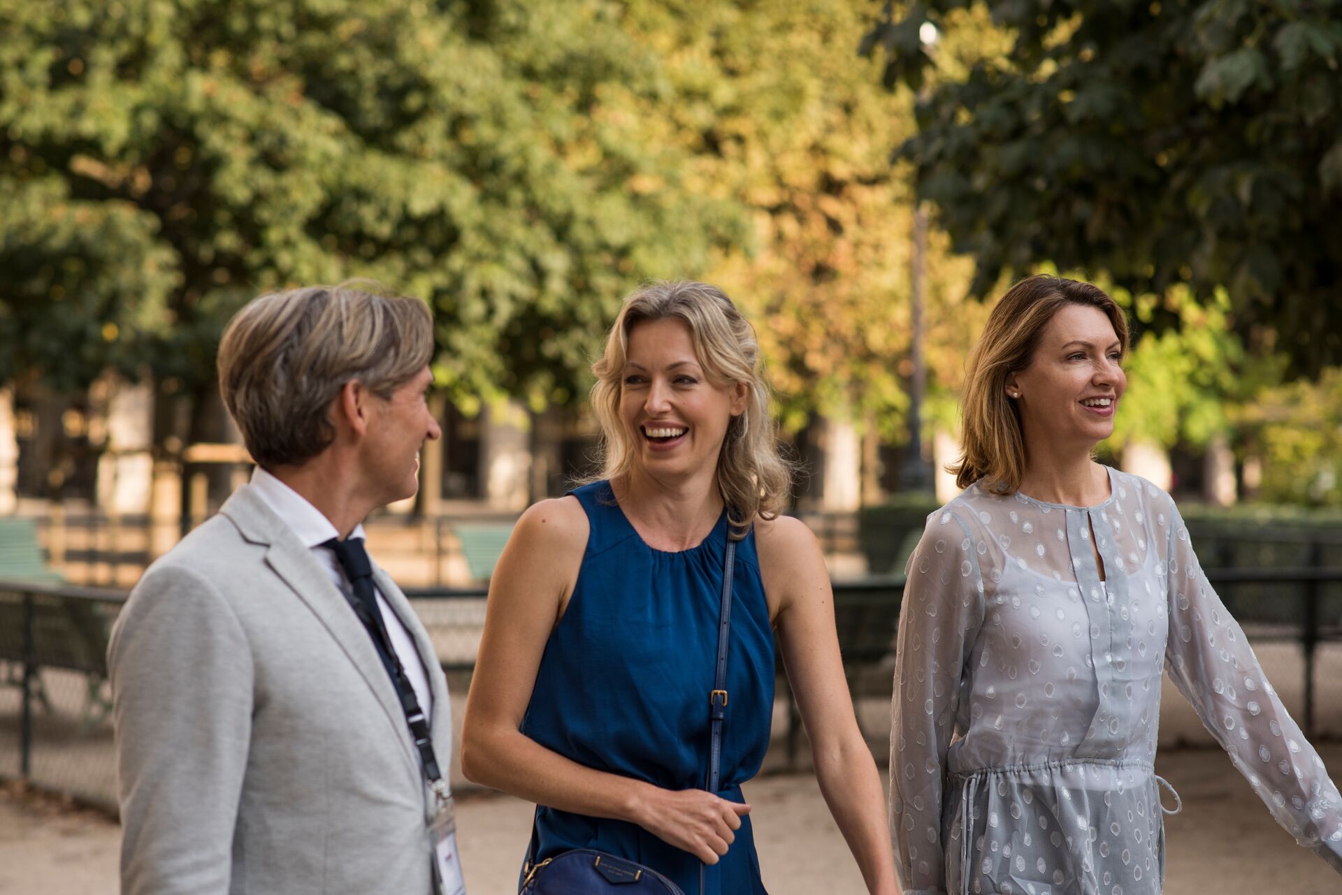 Travel Director with guests in Paris, France