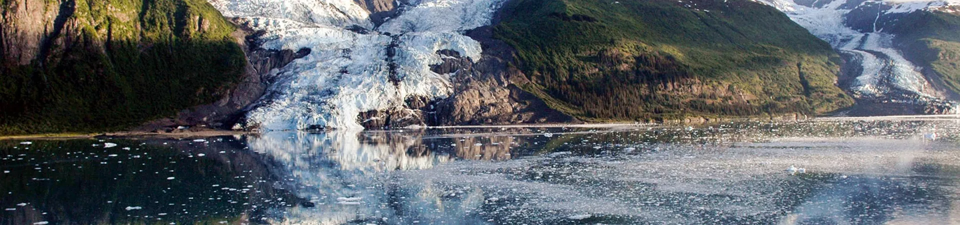Glacier bay in Alaska, USA