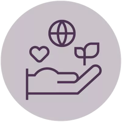 Responsible travel icon