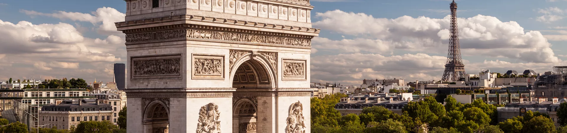 The Arc De Triomphe And Place Charles De Gaulle