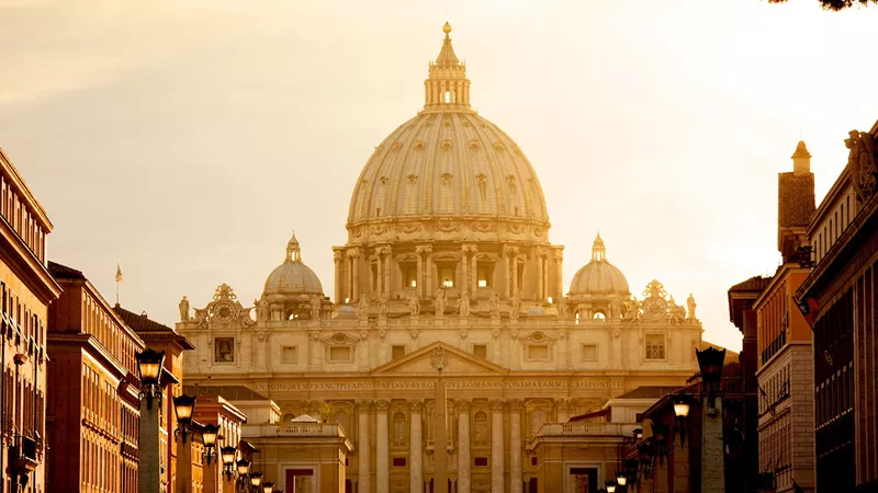St. Peter's Basilica in Rome, Italy