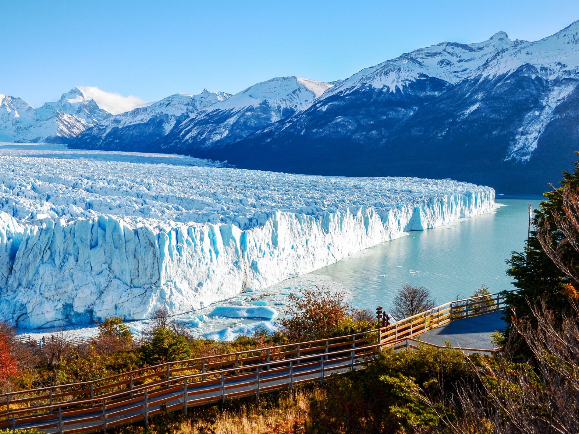 View on Perito Moreno Glacier in Argentina