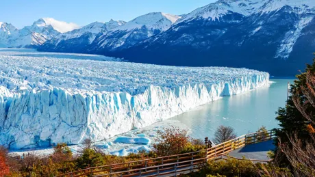 View on Perito Moreno Glacier in Argentina