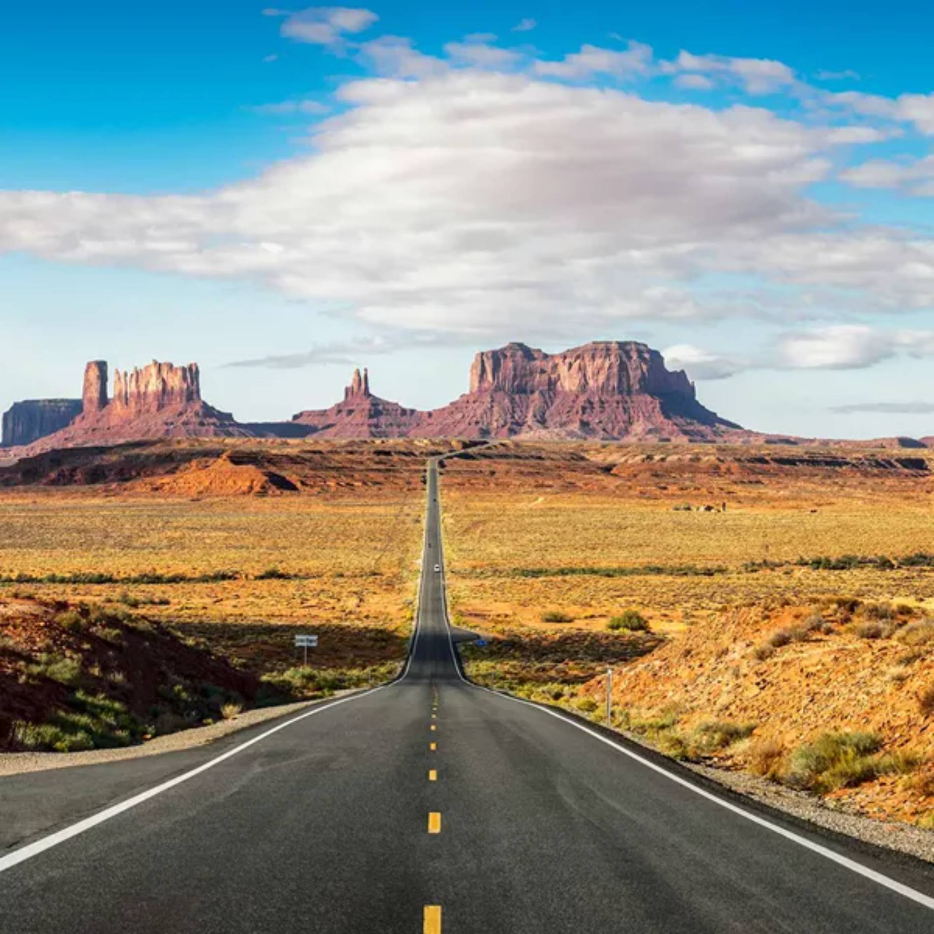 Road in Monument Valley, USA